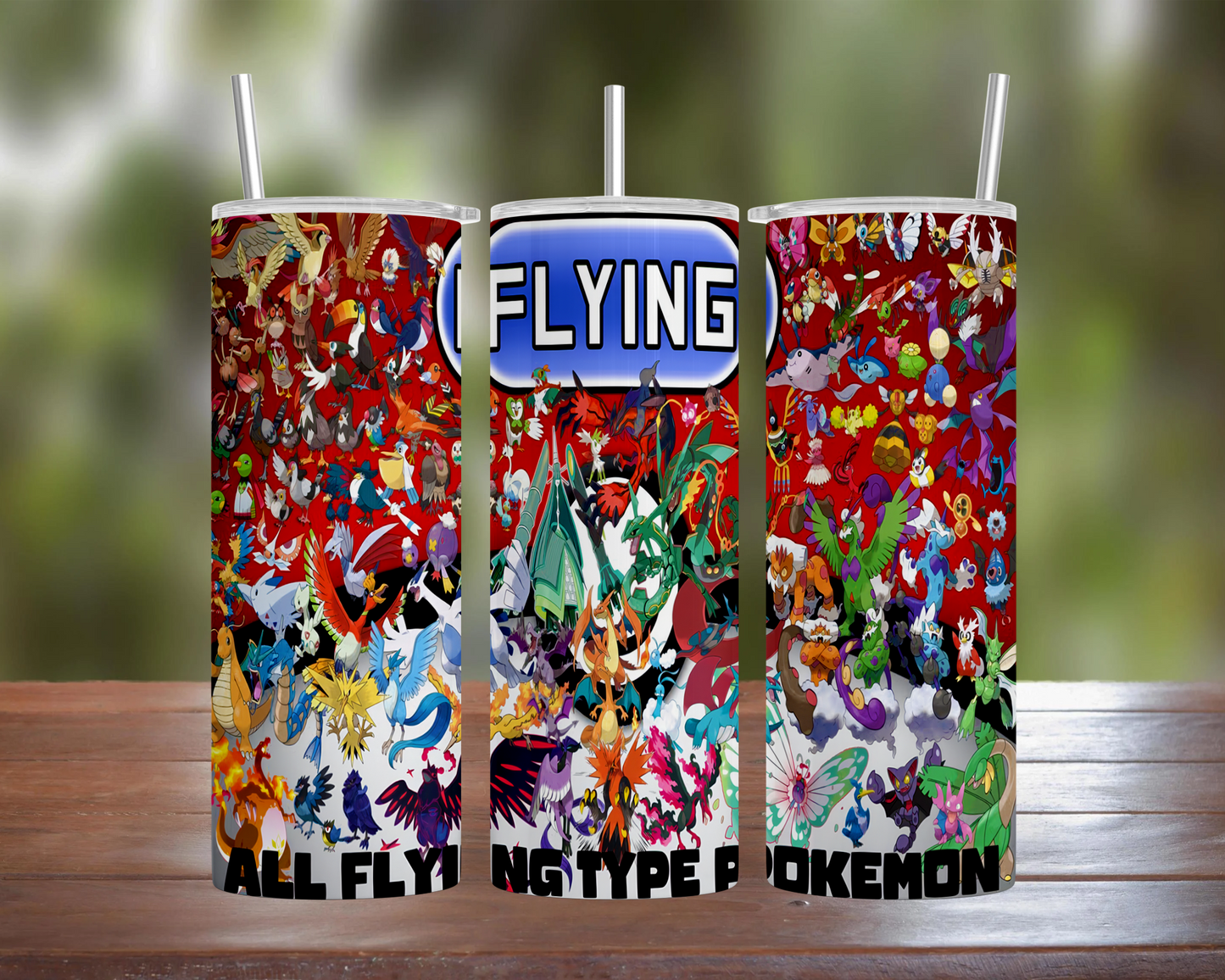 Flying Type Pokemon Tumbler