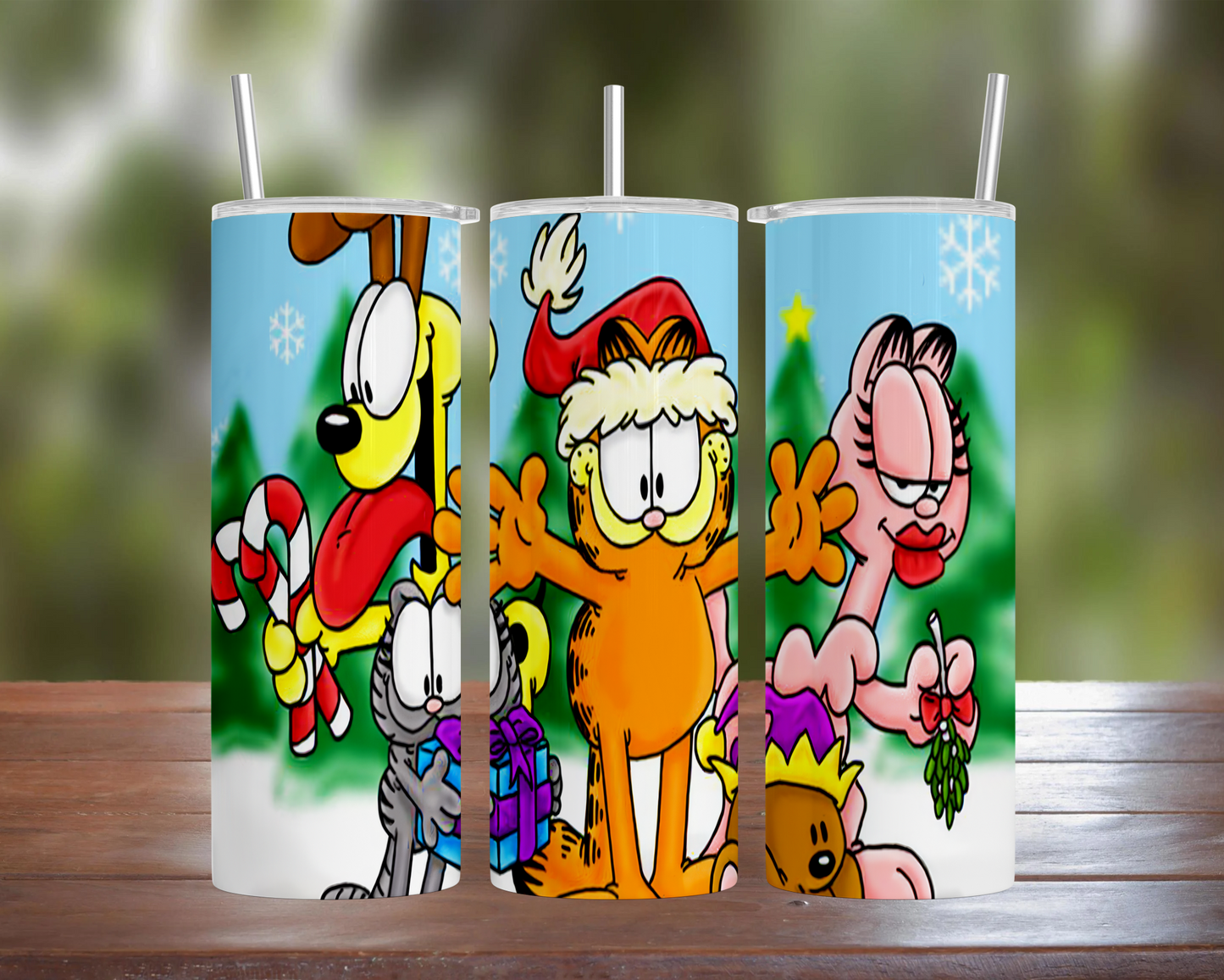 Garfield & Friends Christmas Tumbler