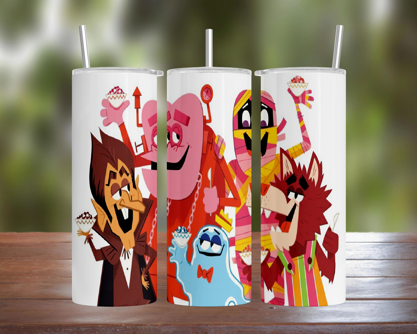 Halloween Monster Cereal Characters Tumbler