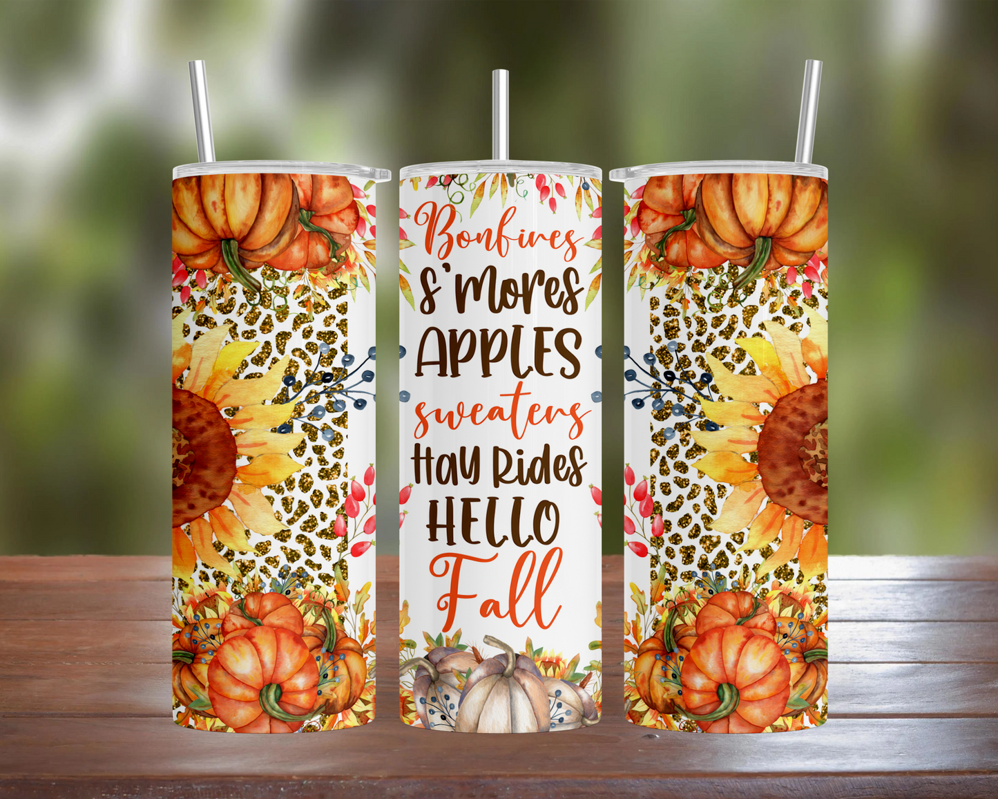 Hello Fall Tumbler