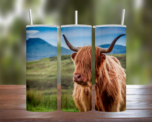 Highland Cow Tumbler