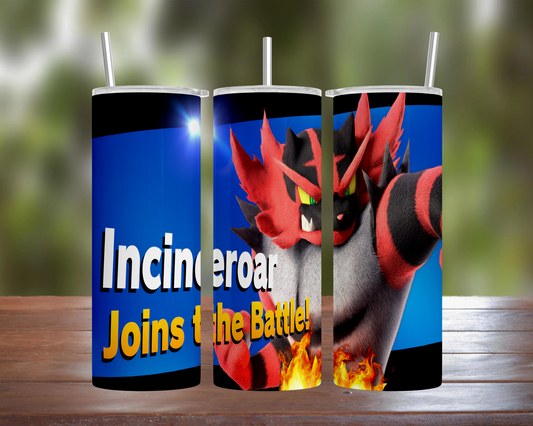 Smash Bros Ultimate Character: Incineroar Tumbler