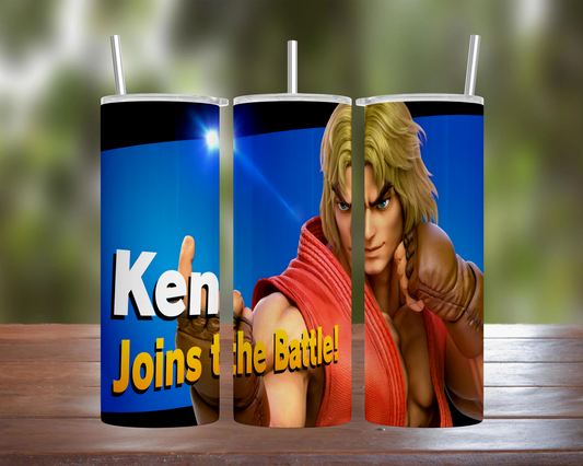 Smash Bros Ultimate Character: Ken Masters Tumbler