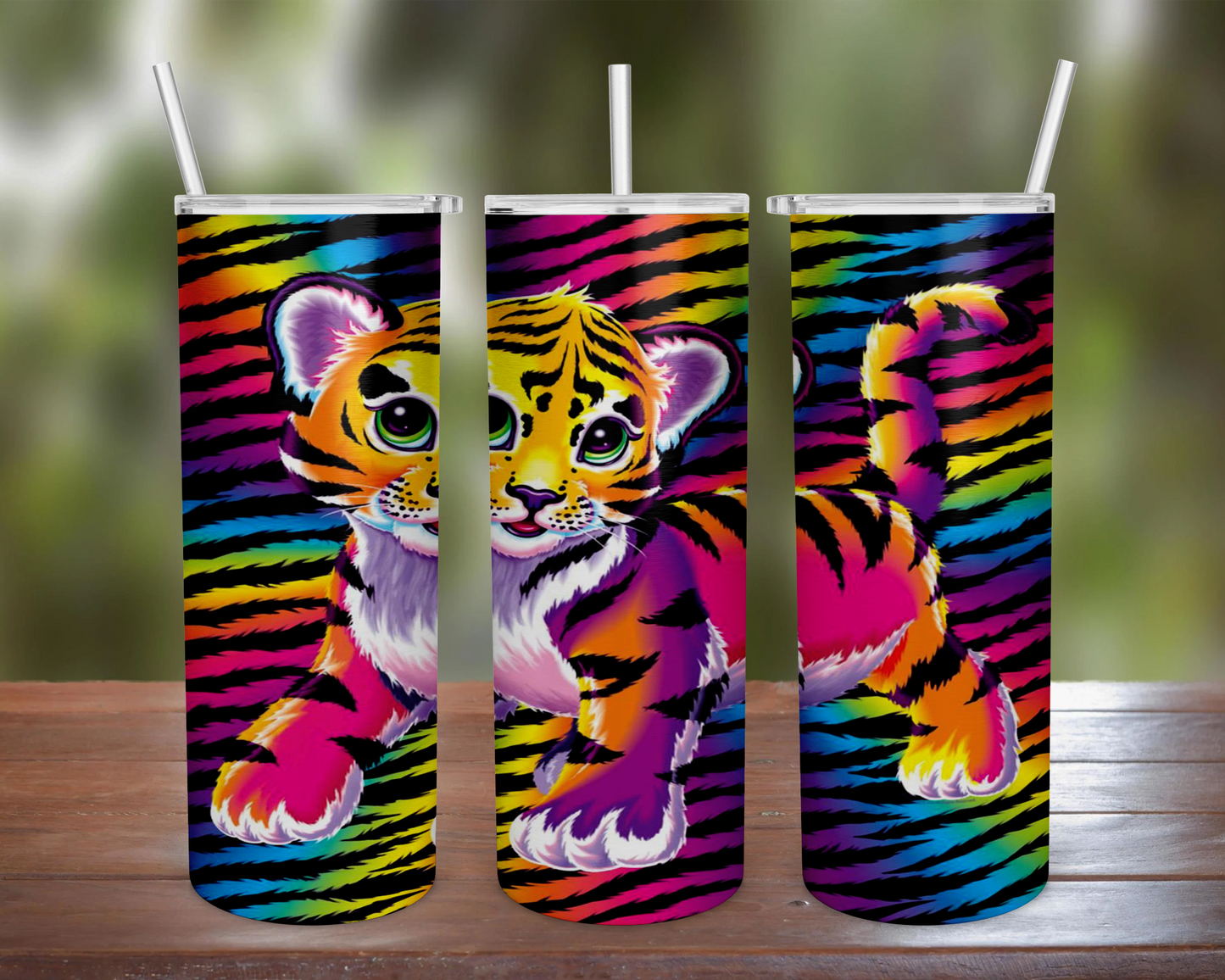 Lisa Frank Forrest Tumbler