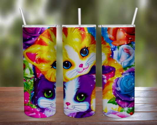 Lisa Frank Kittens Tumbler