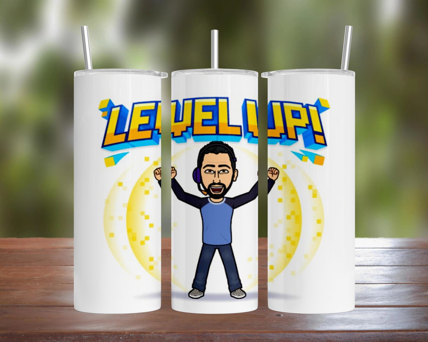 Casual Gaming Dad: Level Up Tumbler