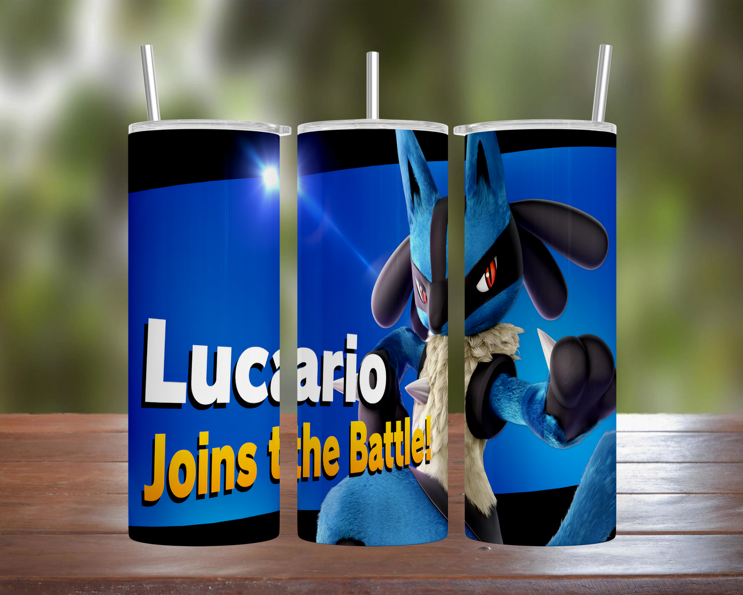 Smash Bros Ultimate Character: Lucario Tumbler