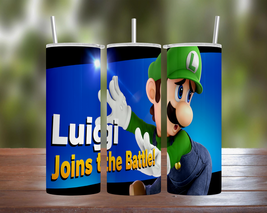 Smash Bros Ultimate Character: Luigi Tumbler