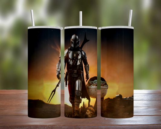 Mando & "The Child" V2 Tumbler