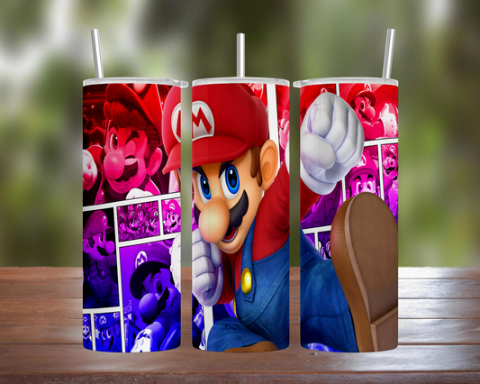 Mario: Mario Comic Tumbler