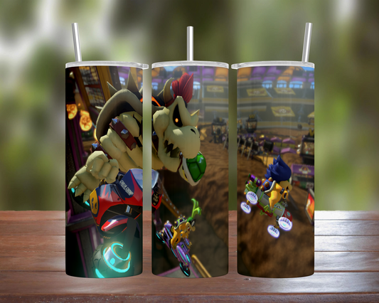 Mario Kart: Dry Bowser & Koopalings Tumbler