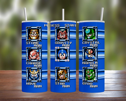 Mega Man: 5 Bosses Tumbler