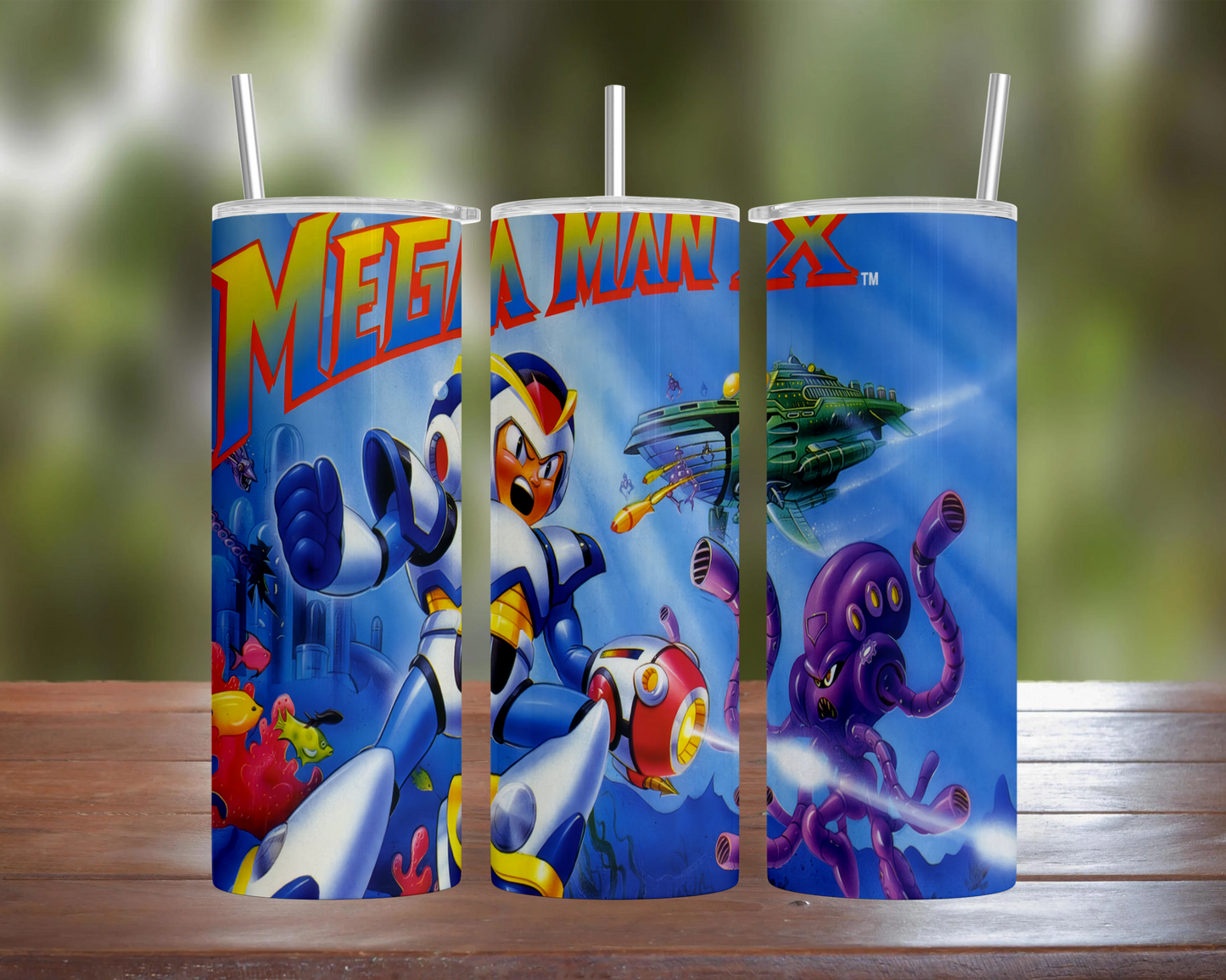 Mega Man X: Cover Art Tumbler