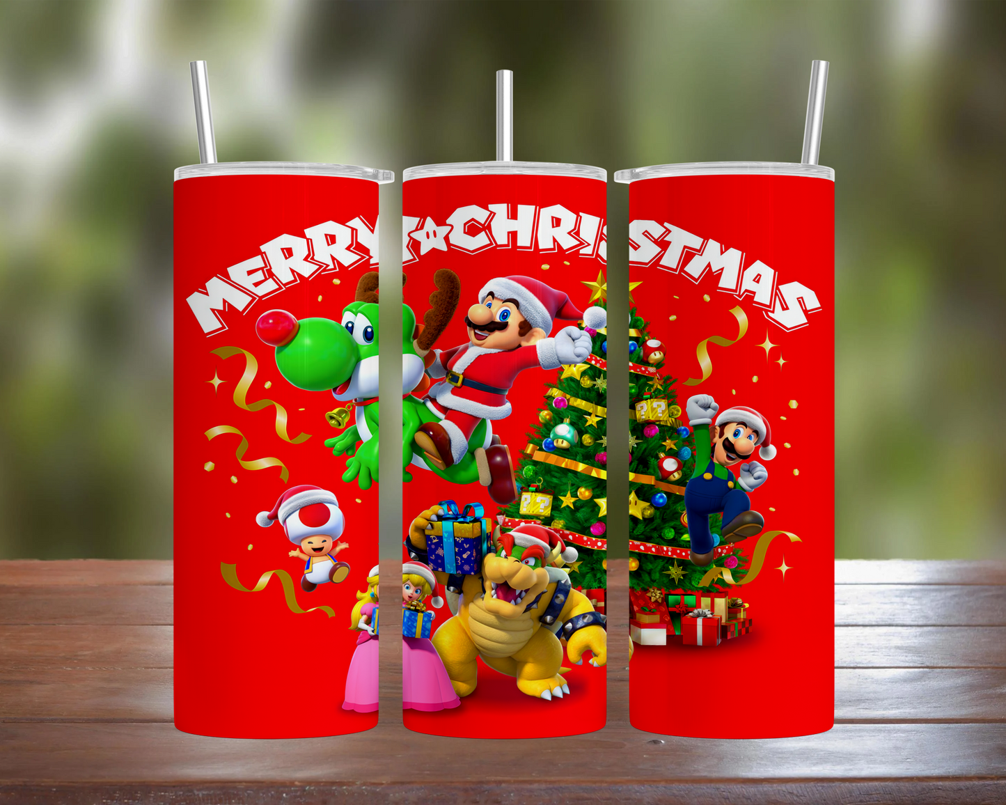 Merry Christmas From Mario & Friends Tumbler