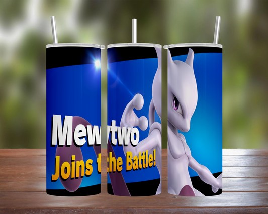 Smash Bros Ultimate Character: Mewtwo Tumbler