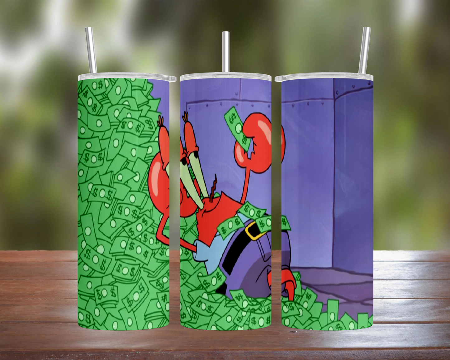 Spongebob: Mr Krabs With His Money Tumbler