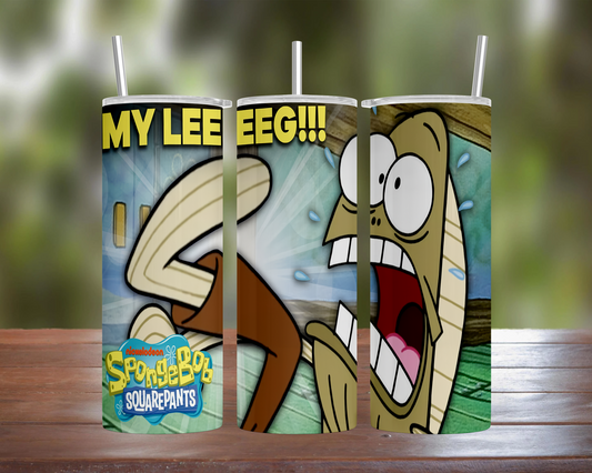 Spongebob: My Leg! Tumbler