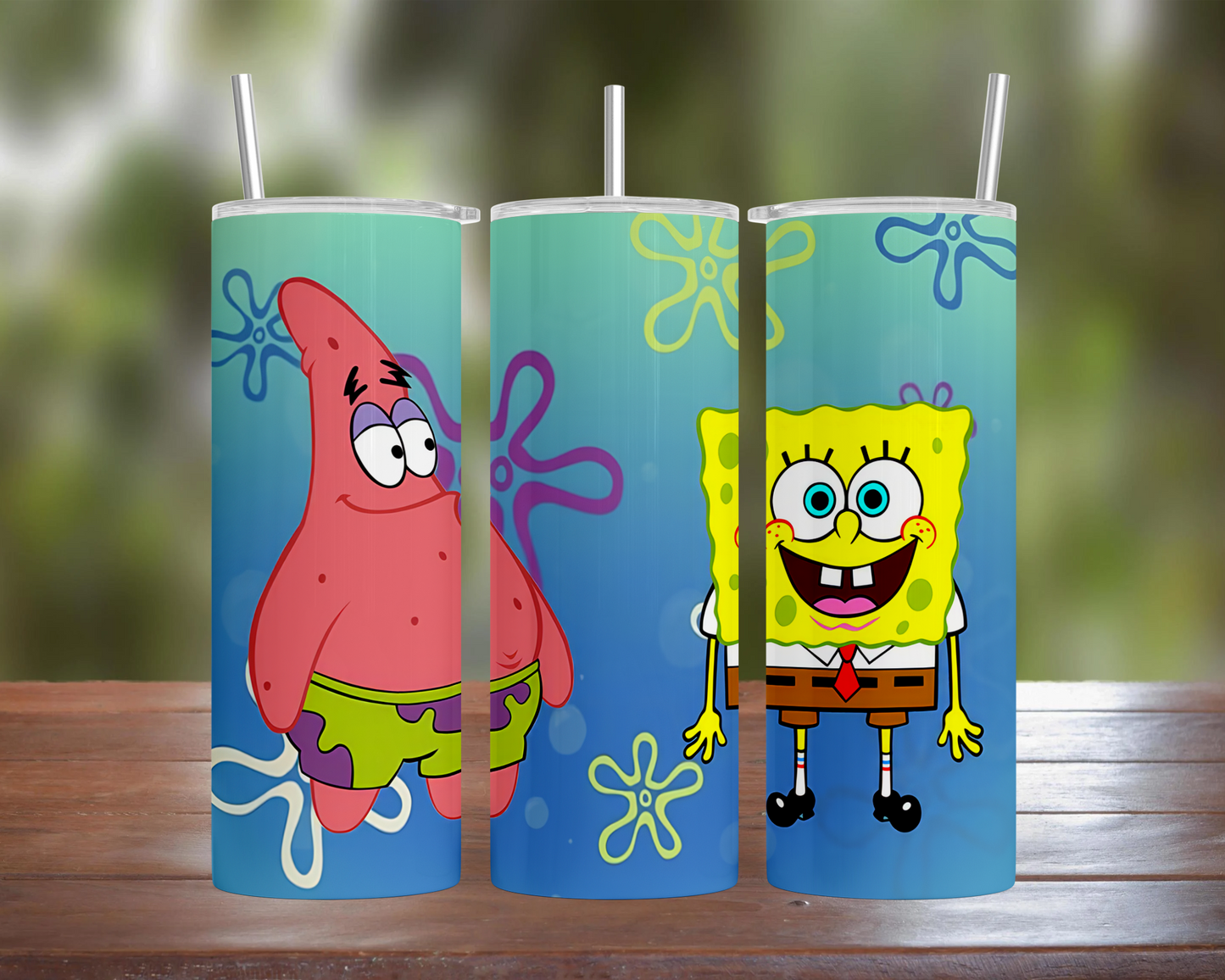 Patrick & Spongebob Tumbler