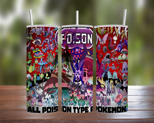 Poison Type Pokemon Tumbler