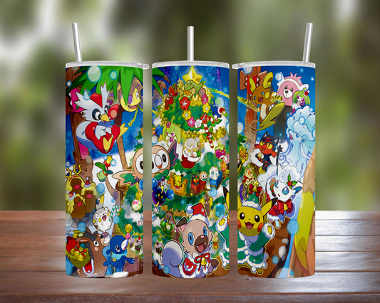 Pokemon Alolan Christmas Tumbler