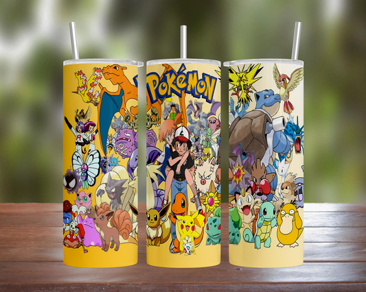 Pokemon Gen 1 assorted Tumbler