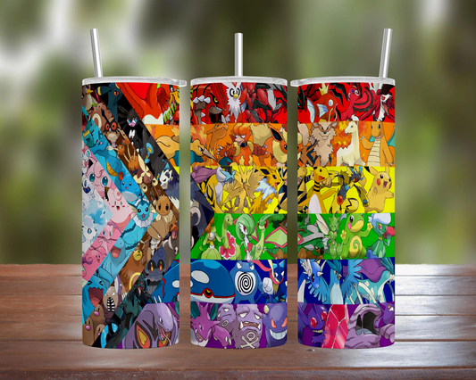 Pokemon Pride Flag Tumbler