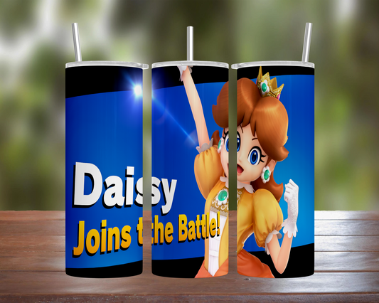 Smash Bros Ultimate Character: Princess Daisy Tumbler