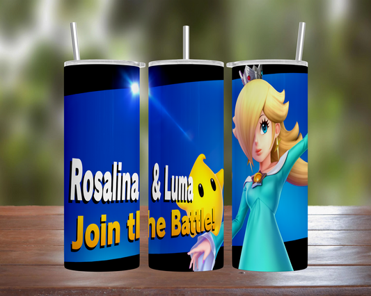 Smash Bros Ultimate Character: Princess Rosalina & Luma Tumbler