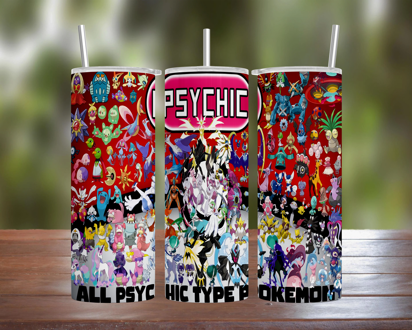 Psychic Type Pokemon Tumbler