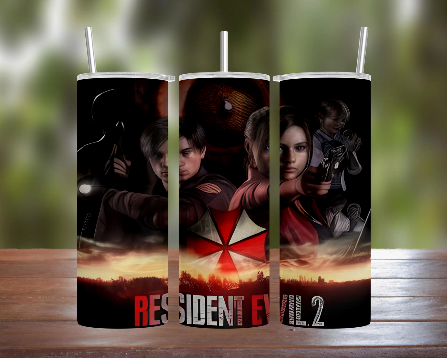 Resident Evil 2 v2 Tumbler