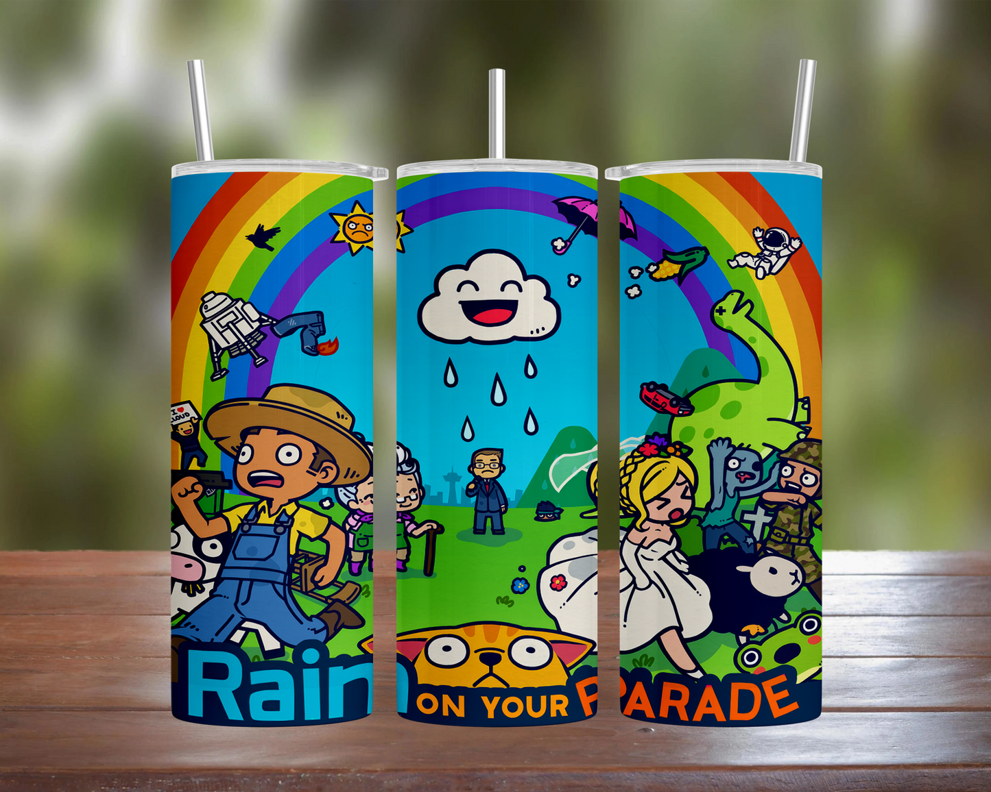 Rain on Your Parade Tumbler