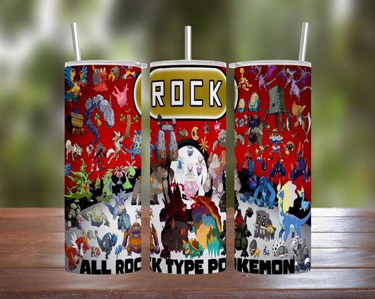 Rock Type Pokemon Tumbler