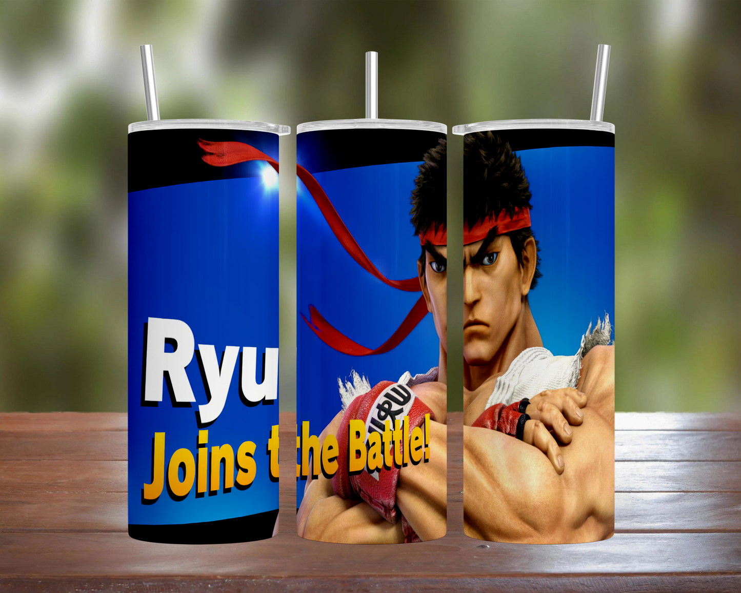 Smash Bros Ultimate Character: Ryu Tumbler