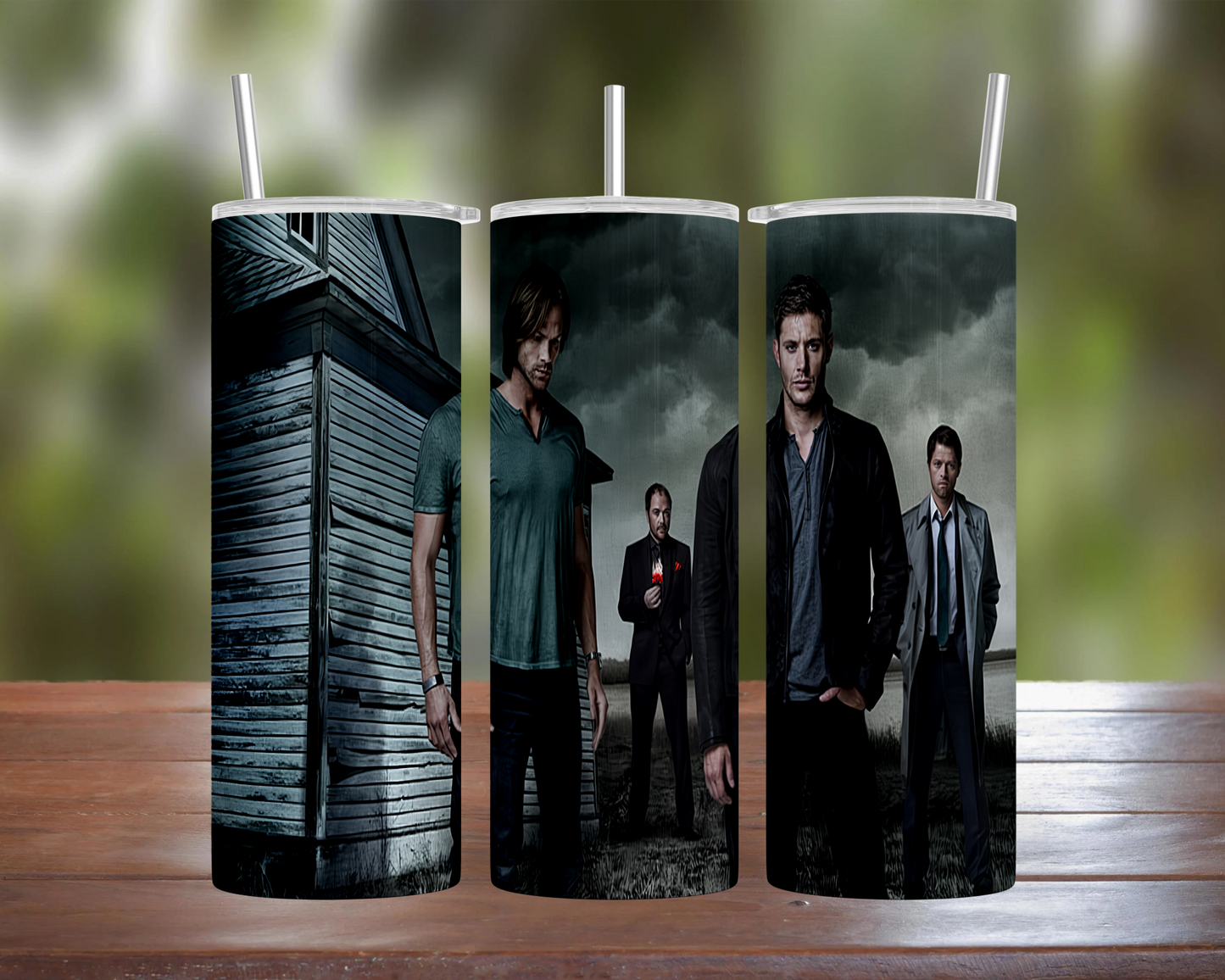 Supernatural: Sam, Crowley, Dean, Castiel Tumbler