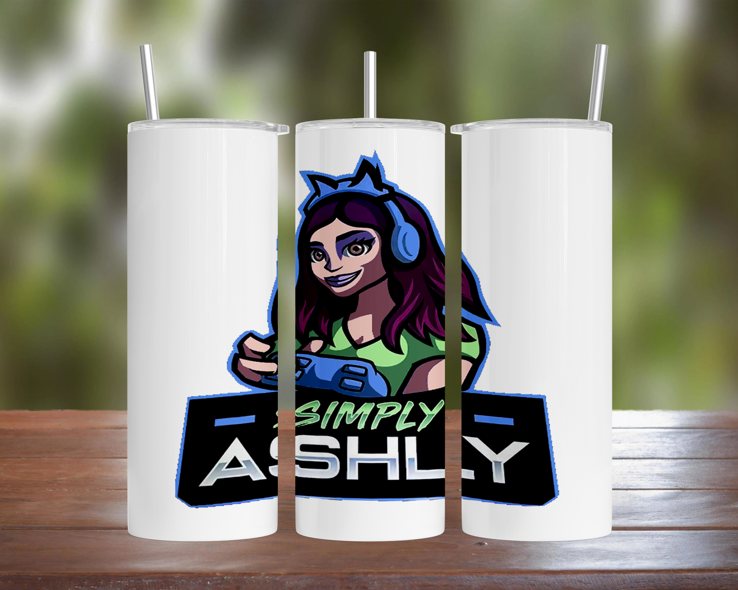 Simply Ashly Blue Tumbler