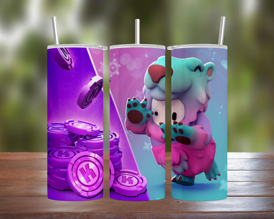 Fall Guys: Slushie Polar Bear & Kudos Tumbler