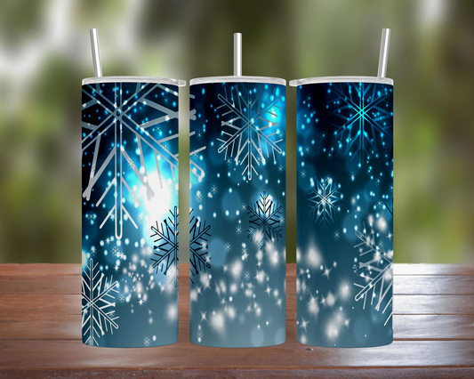 Snow Flakes Tumbler