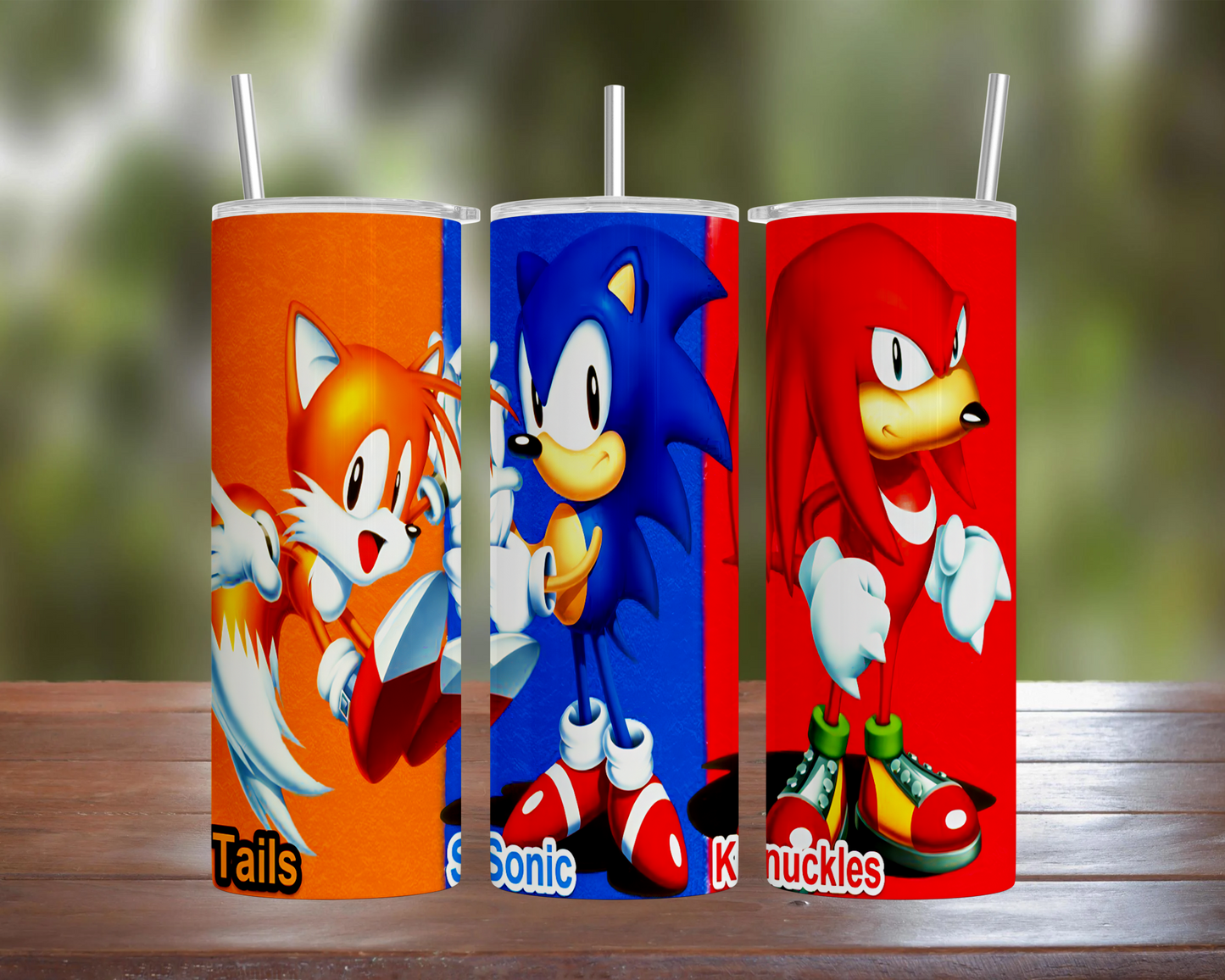 Sonic, Tails, Knuckles Tumbler