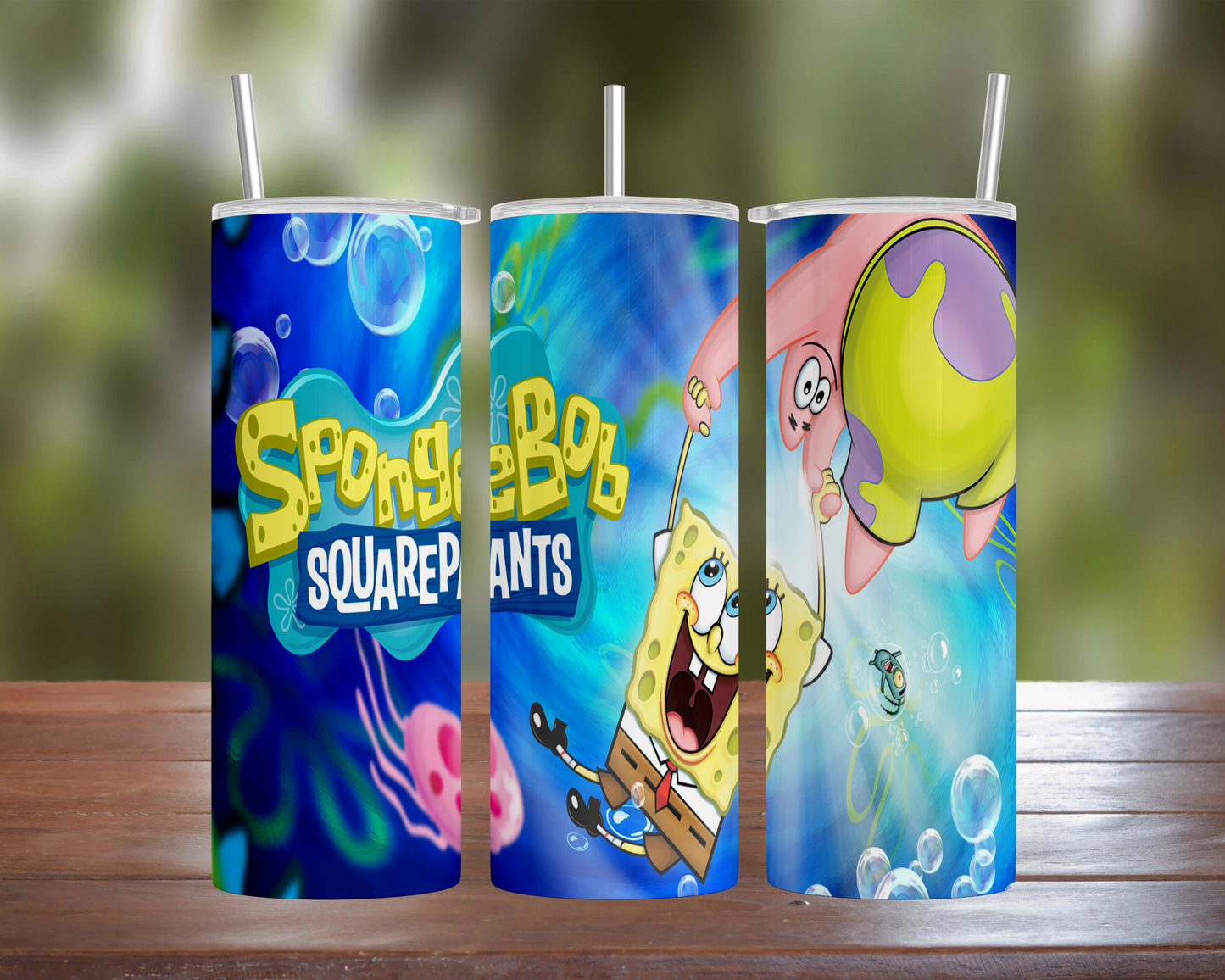 Spongebob, Patrick, Plankton Tumbler