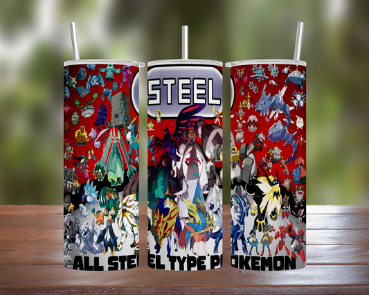 Steel Type Pokemon Tumbler