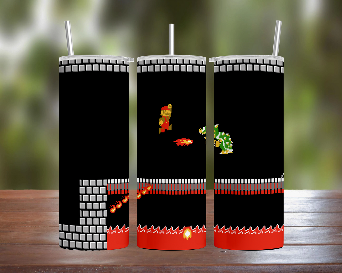 Mario: Super Mario 1, Mario vs Bowser Tumbler