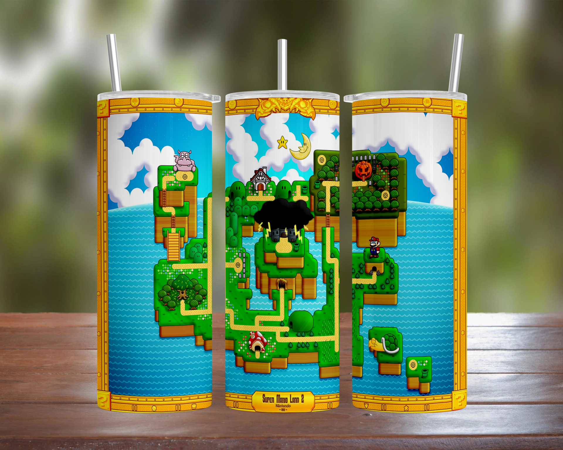 Mario: Super Mario Land 2 Map Tumbler – GouldGaming