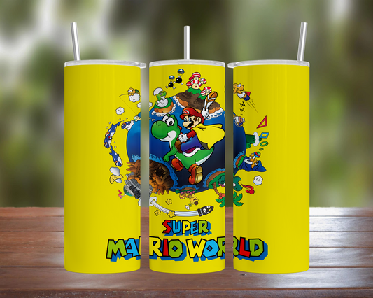 Mario: Super Mario World Japanese Cover Art Tumbler