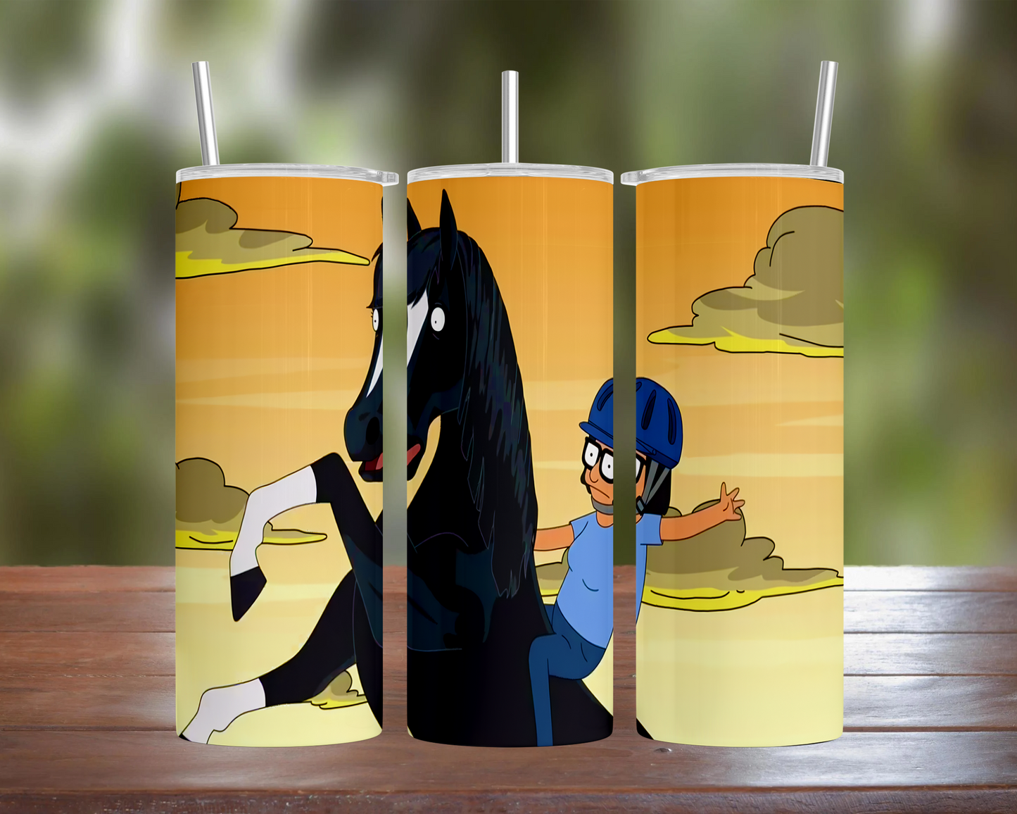 Bob's Burgers: Tina Riding Jericho Tumbler