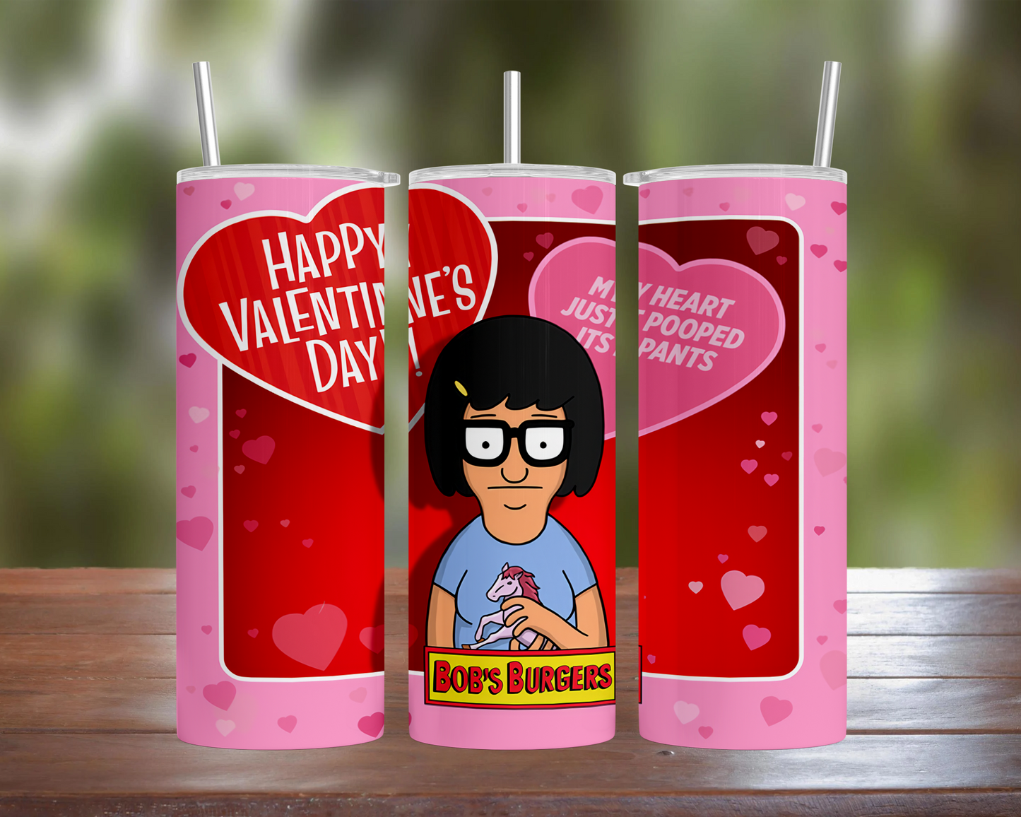 Bob's Burgers: Tina Valentines Day Tumbler