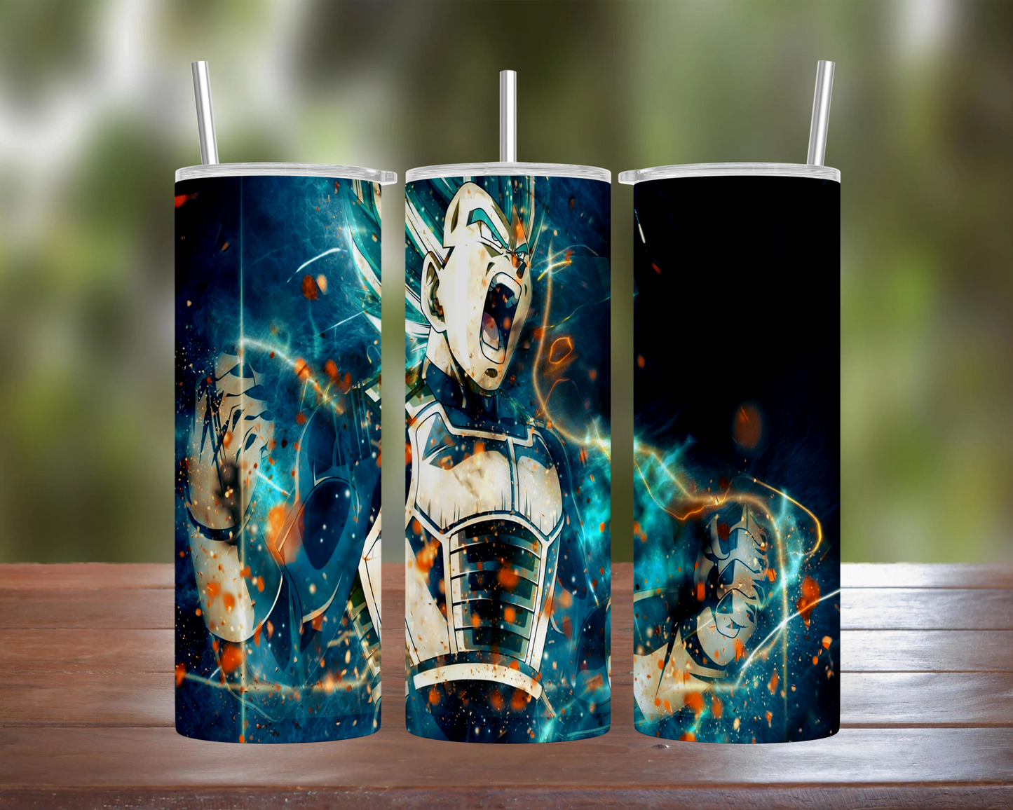 Dragon Ball: Vegeta Powering Up Tumbler