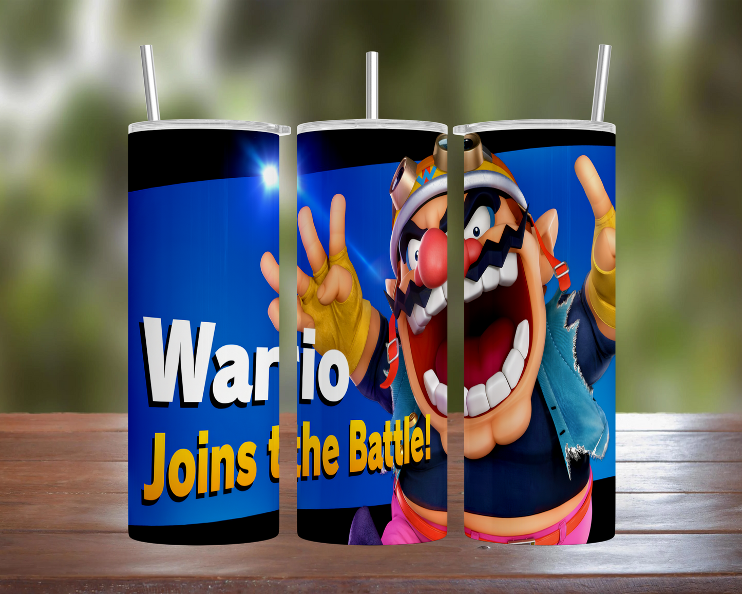 Smash Bros Ultimate Character: Wario Tumbler