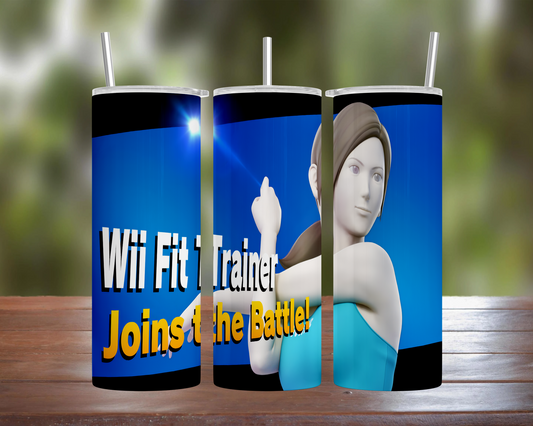 Smash Bros Ultimate Character: Wii Fit Trainer Tumbler