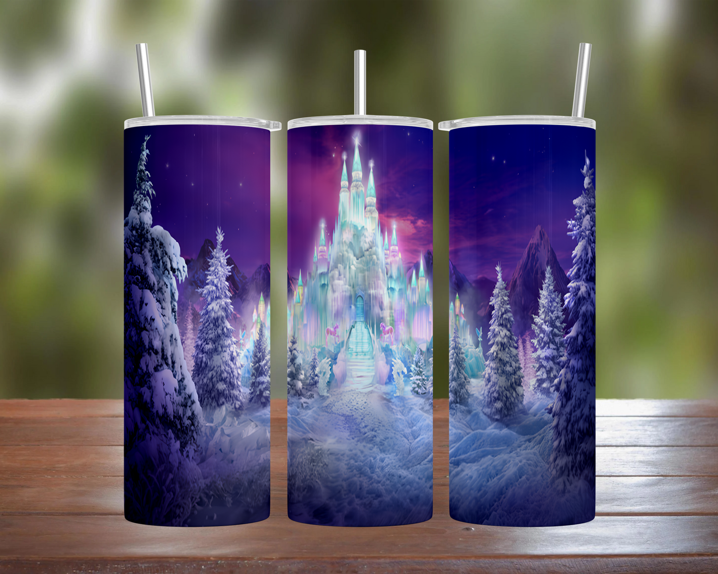 Winter Ice Castle Tumbler