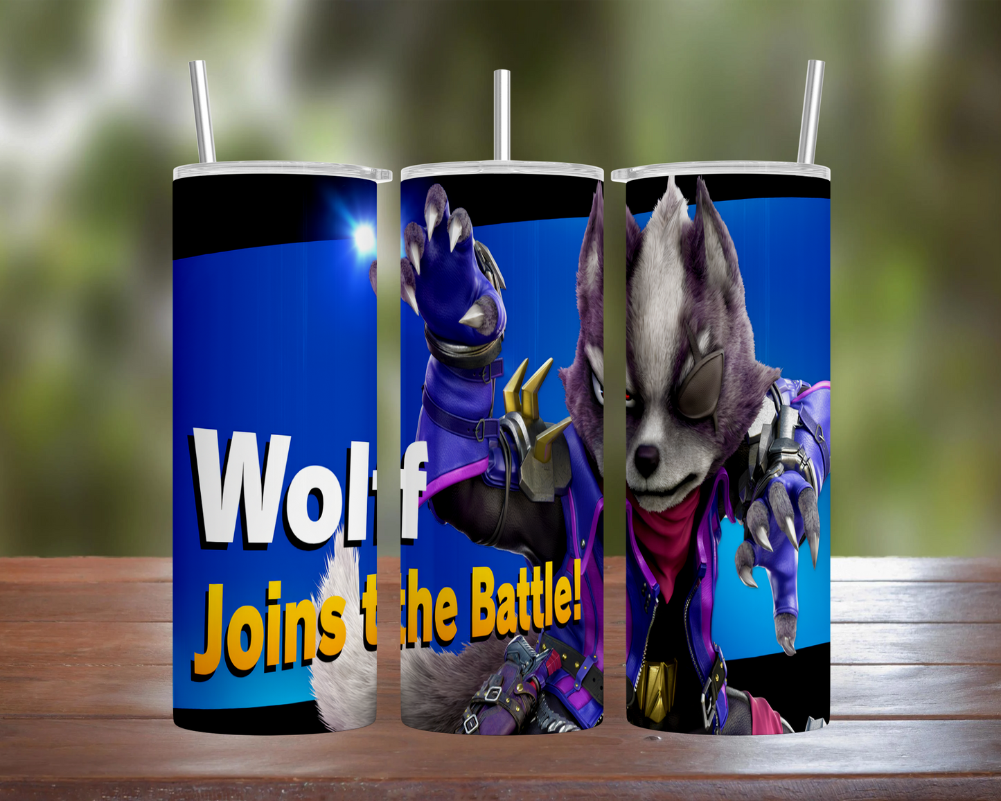 Smash Bros Ultimate Character: Wolf O'Donnell Tumbler